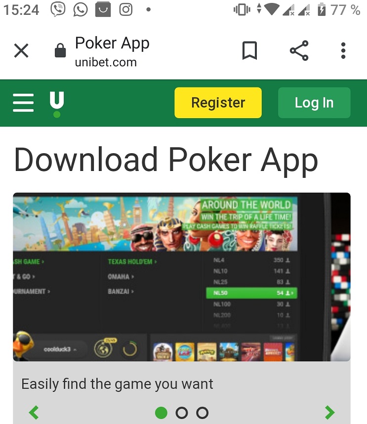Unibet  Android 